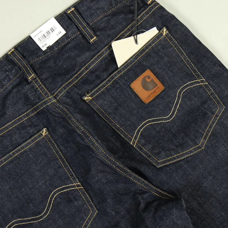 Carhartt WIP Marlow Pant Edgewood - Blue One Wash-1